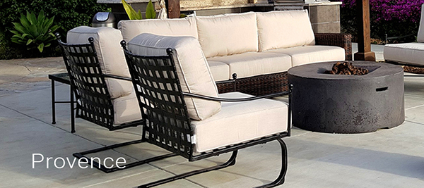 Provence Wrought Iron Outdoor Furniture Collection by Jack Patio