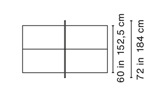 Folding Outdoor Ping Pong Table Dimensions