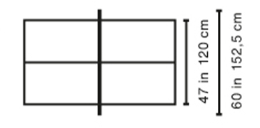 Medium Outdoor Ping Pong Table Dimensions